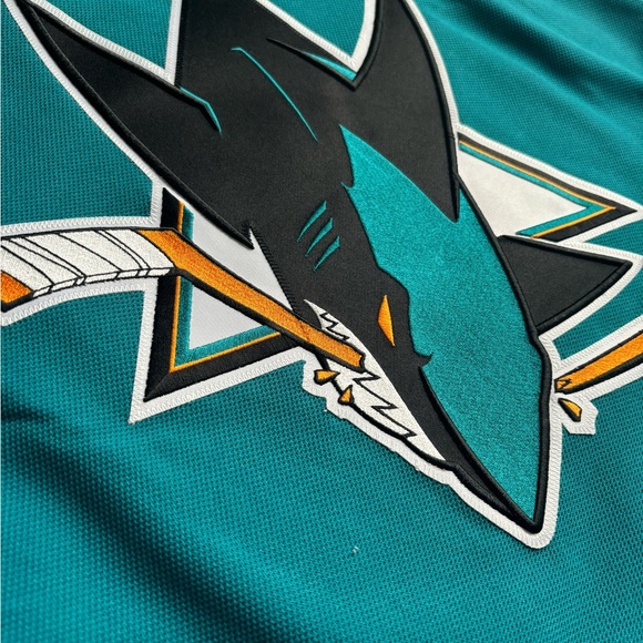 Authentic Sharks Burns Jersey sz 54 NWT - Picture 5 of 8